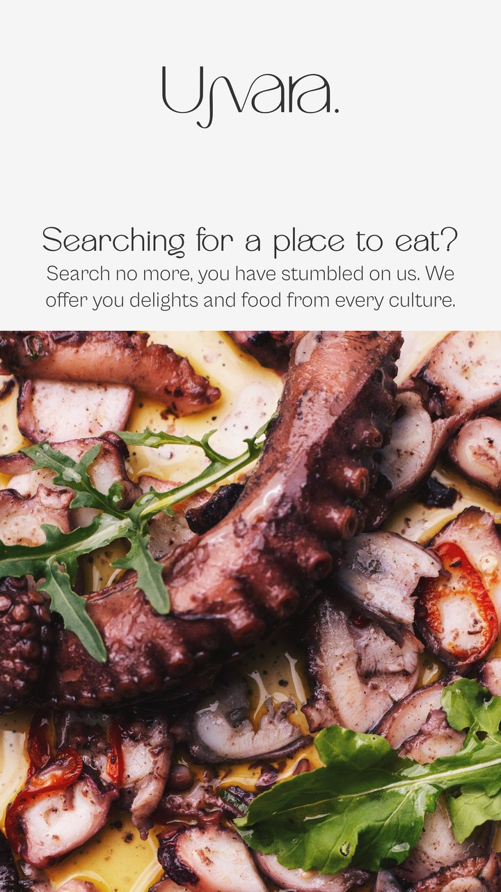 Story: Searching for a place to eat? Grilled octopus under the Ujvara logo