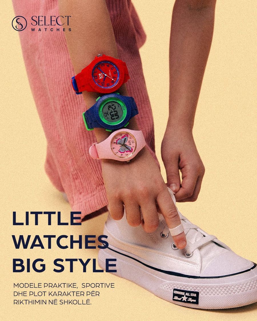 Little watches, big style: Ice-Watch kids watches on a wrist