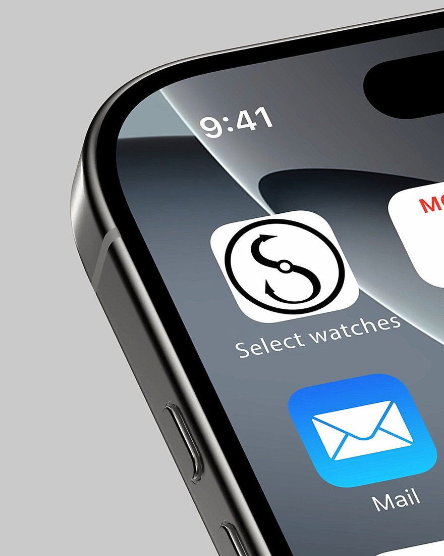 Select Watches app icon on a smartphone home screen