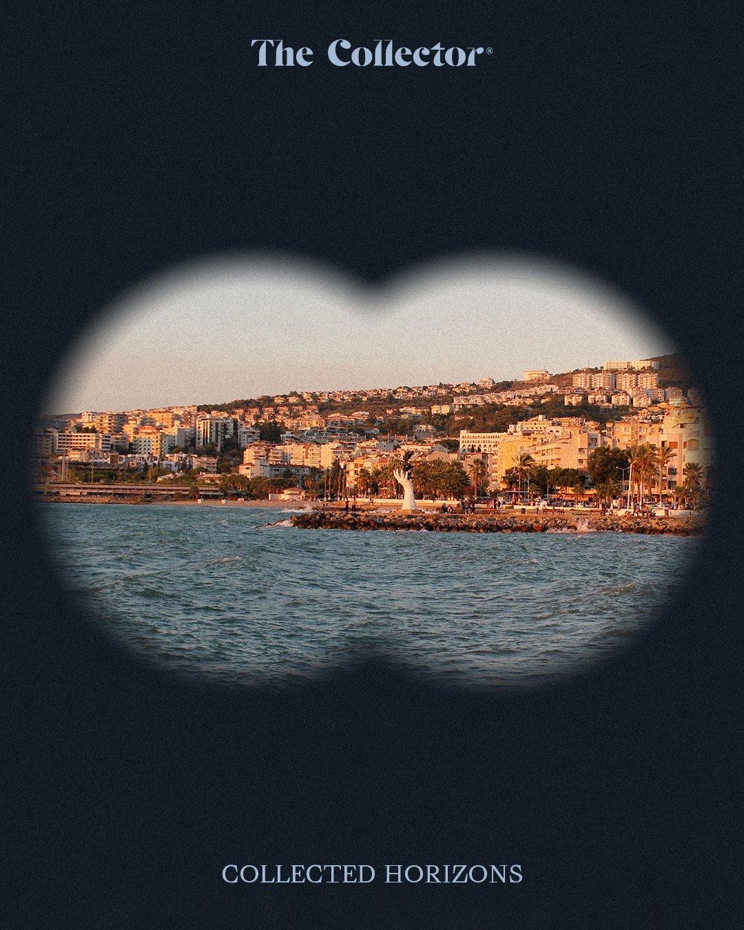 Collected horizons: the coast seen through binoculars