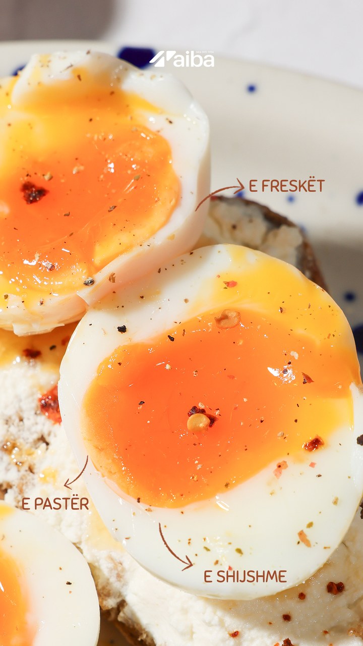Story: soft-boiled AIBA eggs on toast, fresh, pure, tasty